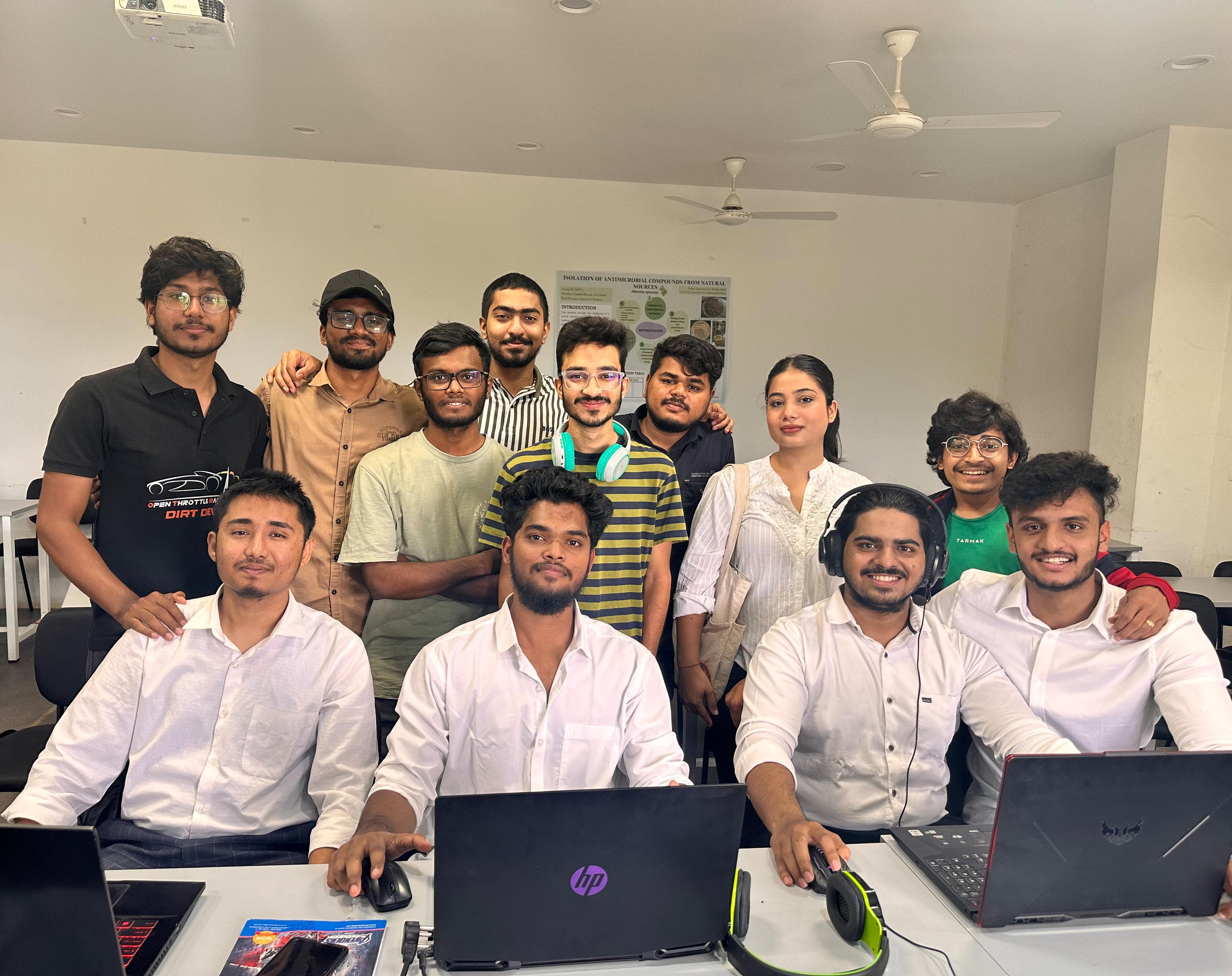 Team Avinya celebrating successful completion of Phase 1 presentation at SAEINDIA eBAJA